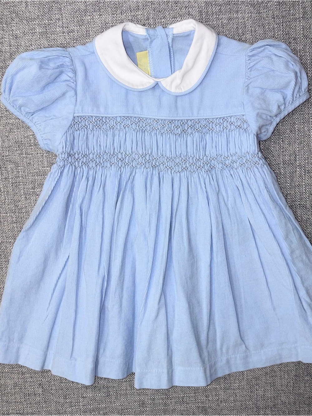 Pixie Lily 18m smocked corduroy dress VGUC tag is cut but no issues with dress